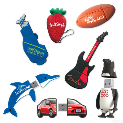 USBCU Memoria USB Custom PVC Drives™ CU